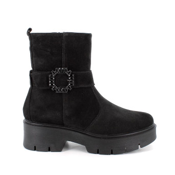 Bottine pour femme noir avec zip Bottine pour femme noir avec zip