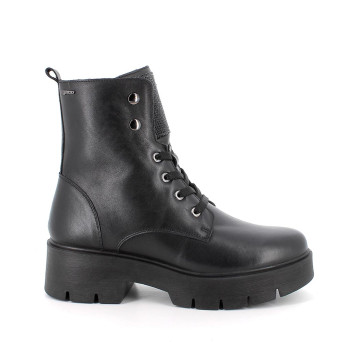 Anfibi da donna nero con zip Anfibi da donna nero con zip