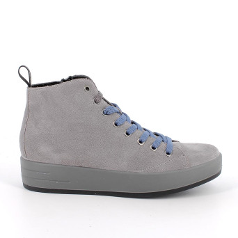 Botines para mujer gris con cremallera Botines para mujer gris con cremallera