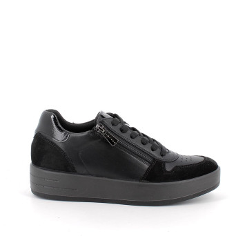 Sneakers da donna nero con zip Sneakers da donna nero con zip