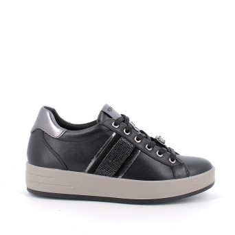 Sneakers da donna nero con lacci Sneakers da donna nero con lacci