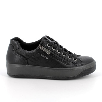 Sneakers da donna nero con zip Sneakers da donna nero con zip