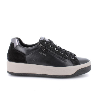 Sneakers da donna nero con zip Sneakers da donna nero con zip