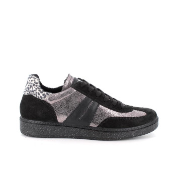 Sneakers for women grey and black with laces Sneakers for women grey and black with laces
