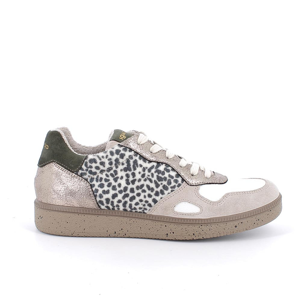 Sneakers&#x20;da&#x20;donna&#x20;beige&#x20;con&#x20;lacci