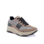 DAME SNEAKER MIT KEILABSATZ BEIGE UND GRAU MIT SENKEL DAME SNEAKER MIT KEILABSATZ BEIGE UND GRAU MIT SENKEL