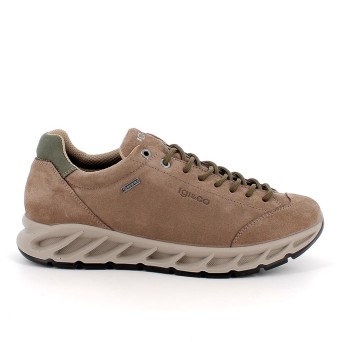 Zapato deportivo con gore-tex para mujer beige con cordones Zapato deportivo con gore-tex para mujer beige con cordones