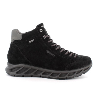 Stivaletti gore-tex da donna nero con lacci Stivaletti gore-tex da donna nero con lacci