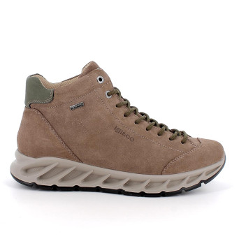 Gore-tex half boots for women beige with laces Gore-tex half boots for women beige with laces