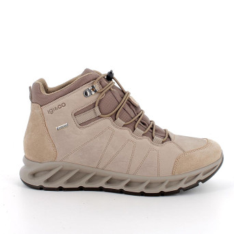 Zapato deportivo con gore-tex para mujer beige con elástico Zapato deportivo con gore-tex para mujer beige con elástico