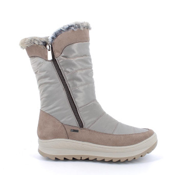 Gore-tex boots for women beige with zip Gore-tex boots for women beige with zip
