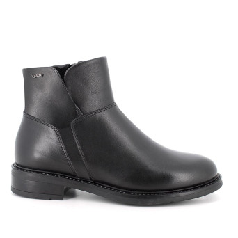 Женские полусапожки с молнией, черный Женские полусапожки с молнией, черный