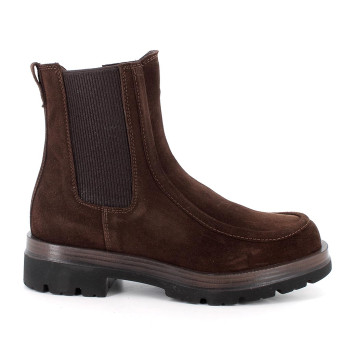 Half boots with heel for women brown with zip Half boots with heel for women brown with zip