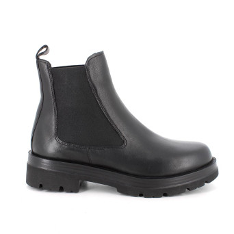 Bottillon beatles pour femme noir avec elastique Bottillon beatles pour femme noir avec elastique