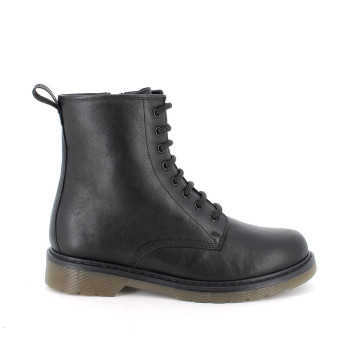 Женские армейские ботинки с молнией, черный Женские армейские ботинки с молнией, черный