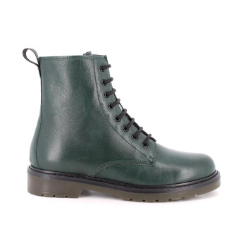 Bottillon pour femme vert avec zip Bottillon pour femme vert avec zip