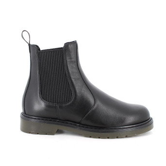 Stivaletti beatles da donna nero con elastico Stivaletti beatles da donna nero con elastico
