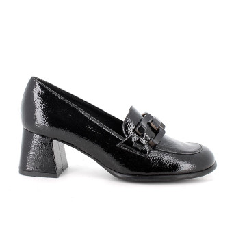 Mocassins with heel for women black Mocassins with heel for women black