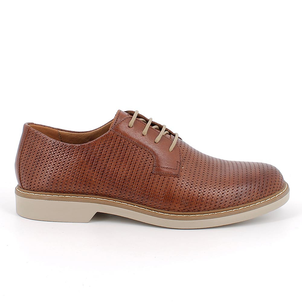 ELEGANT SHOES FOR MAN   BROWN WITH LACES