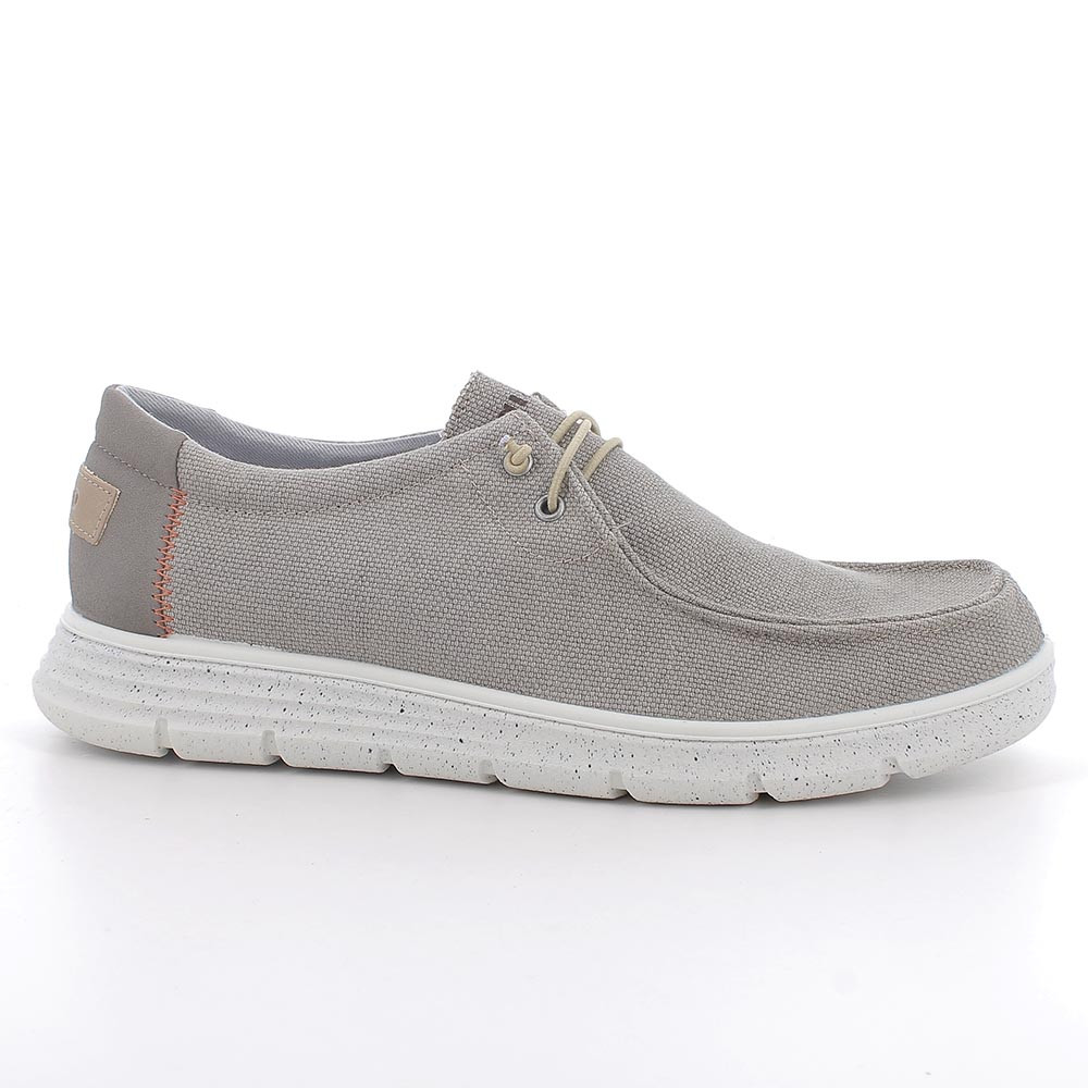 Shoes for men beige and grey with elastic