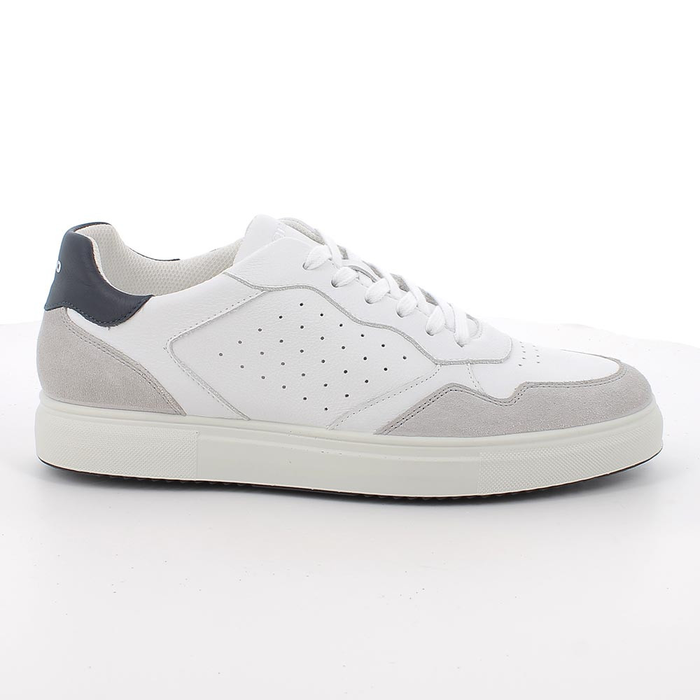 Sneakers da uomo bianco con lacci