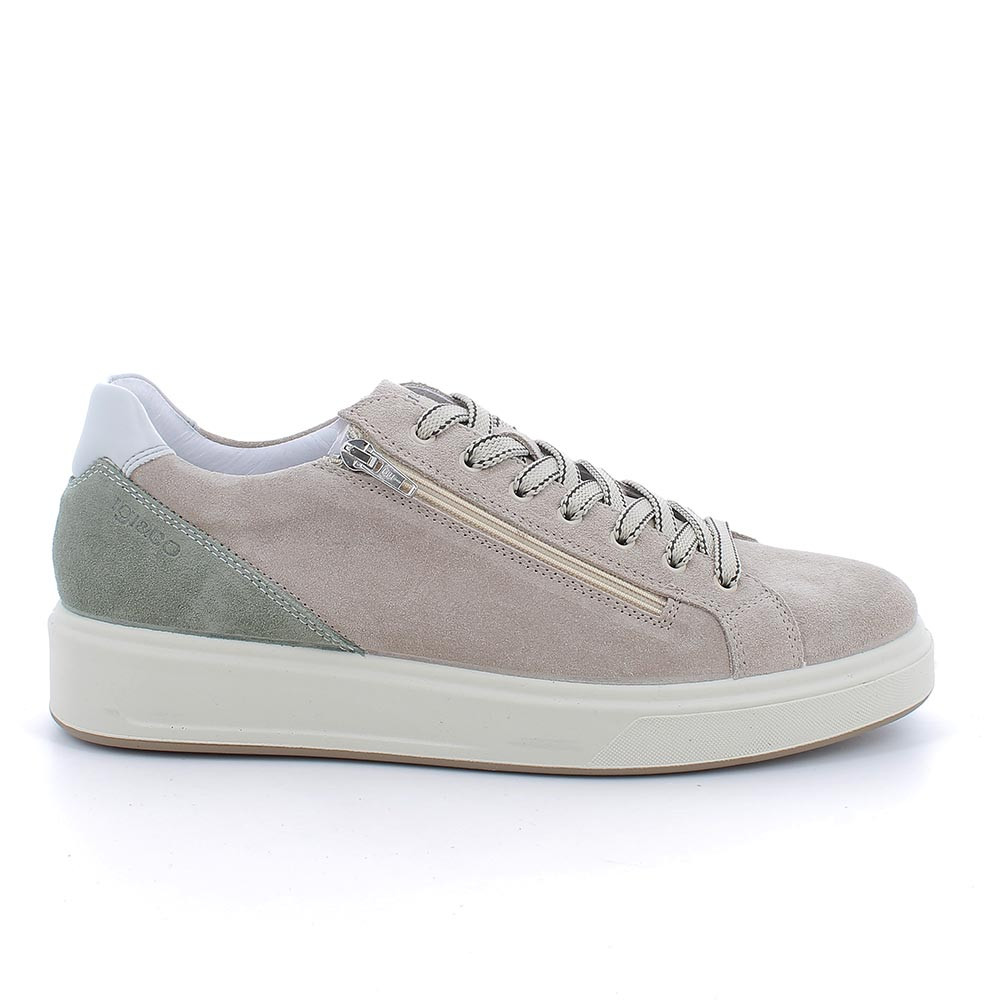 SNEAKERS FOR MAN BEIGE  WITH ZIP