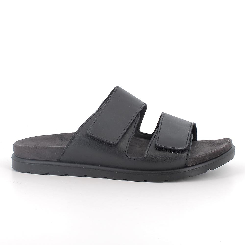 Sandals for men black with velcro