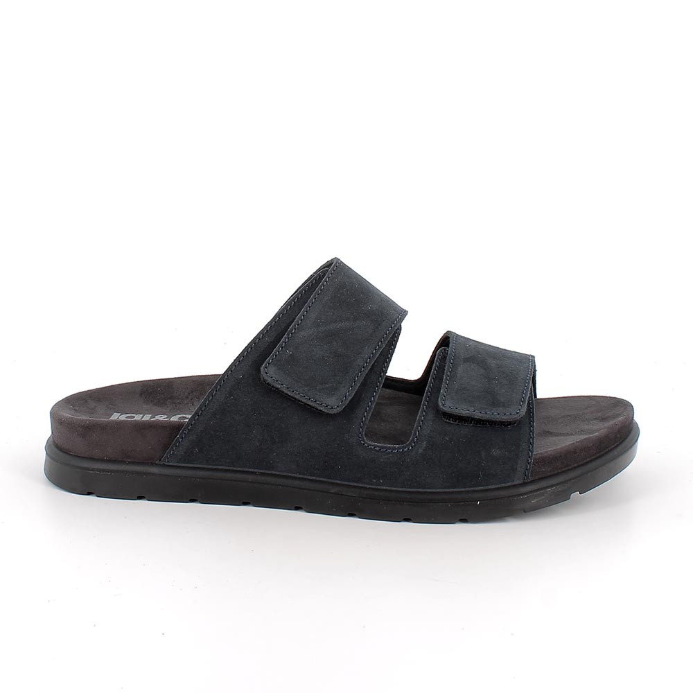 Sandali da uomo blu con strap