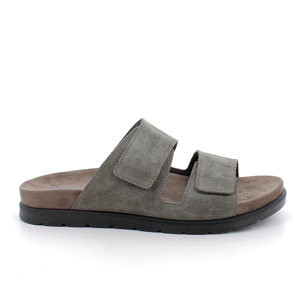 Sandali da uomo verde con strap