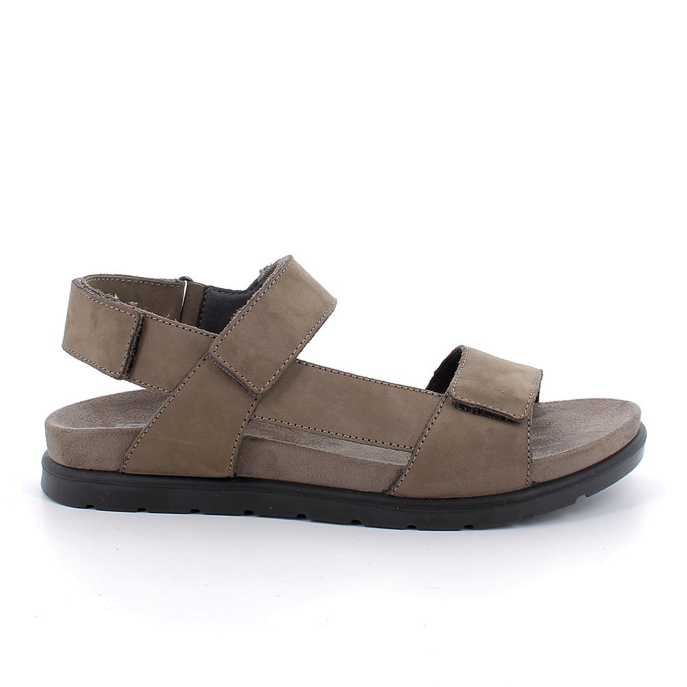 Sandali da uomo verde e marrone con strap