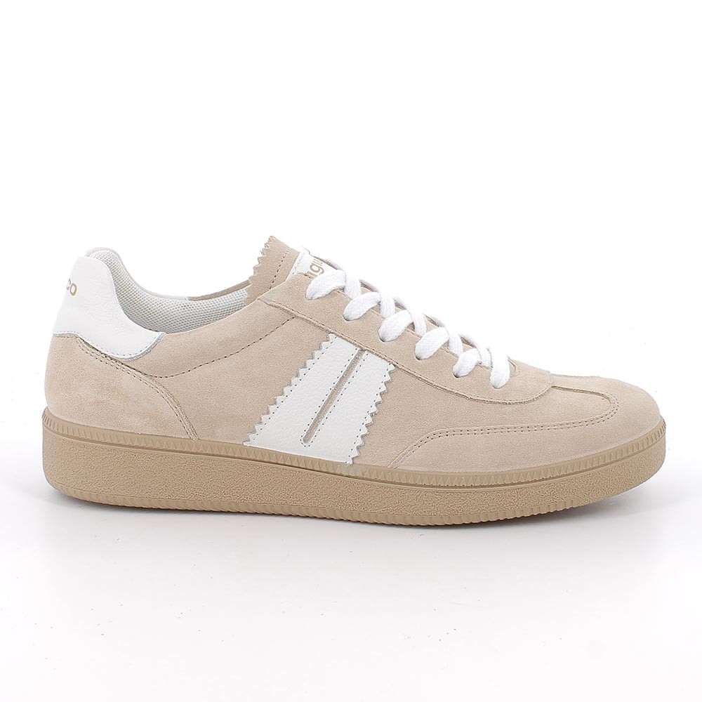 SNEAKERS FOR WOMAN  BEIGE WITH LACES