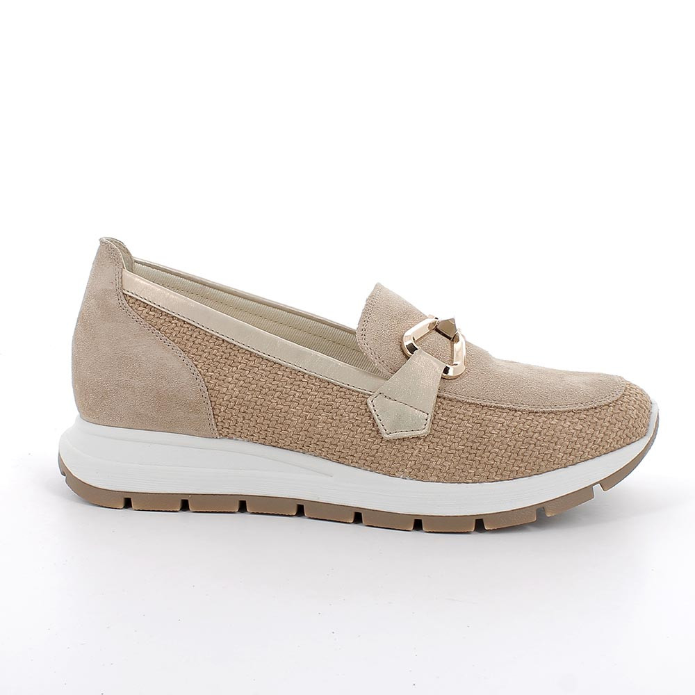 MOKASSINS FUER FRAUEN  BEIGE