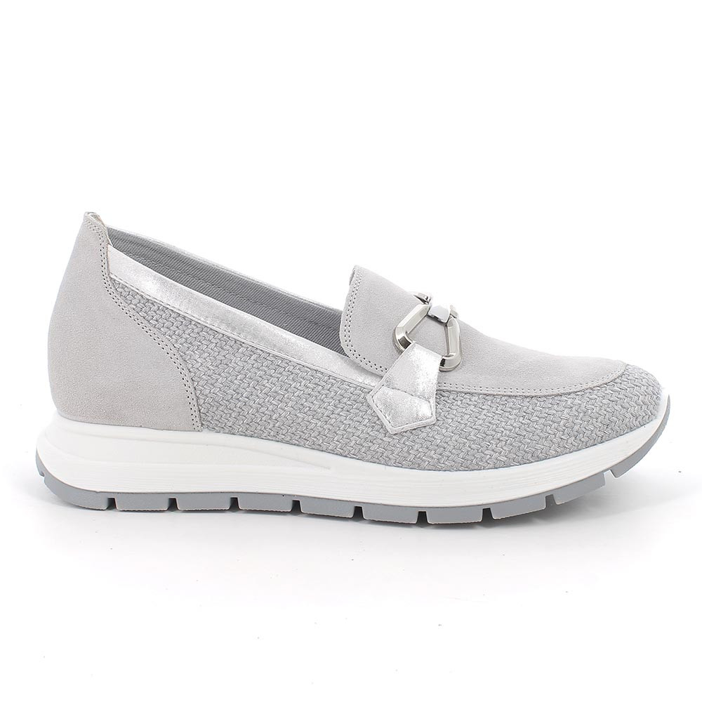 MOKASSINS FUER FRAUEN   GRAU