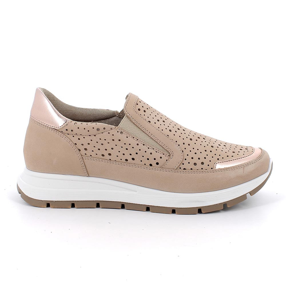 SLIP ON FUER FRAUEN BEIGE MIT ELASTIK