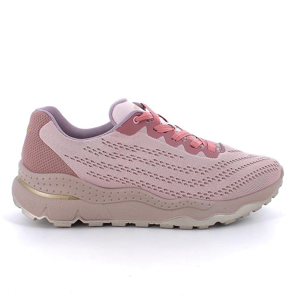 SNEAKERS WITH WEDGE FOR WOMAN  PINK WITH LACES