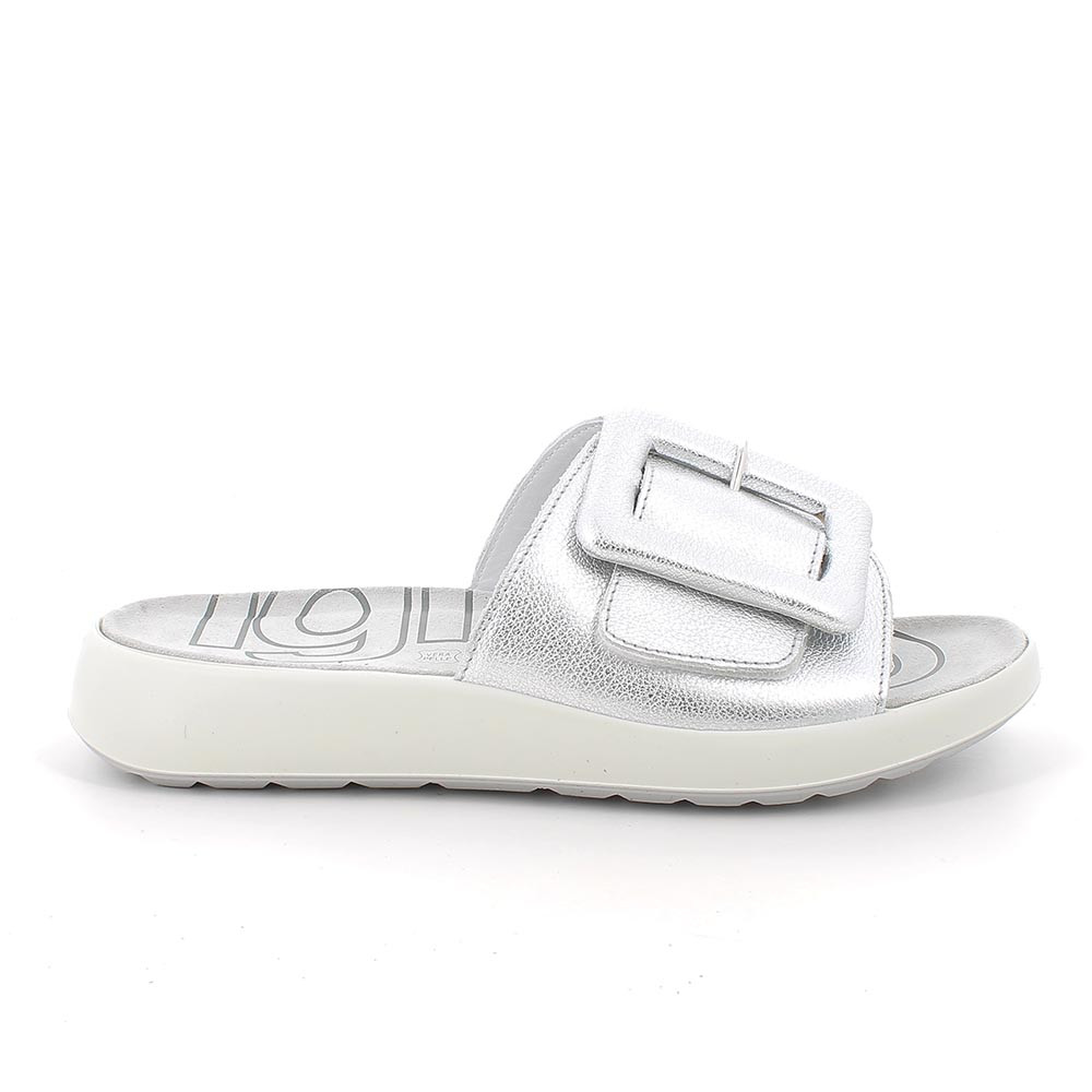 SANDALS FOR WOMAN  SILVER WITH VELCRO