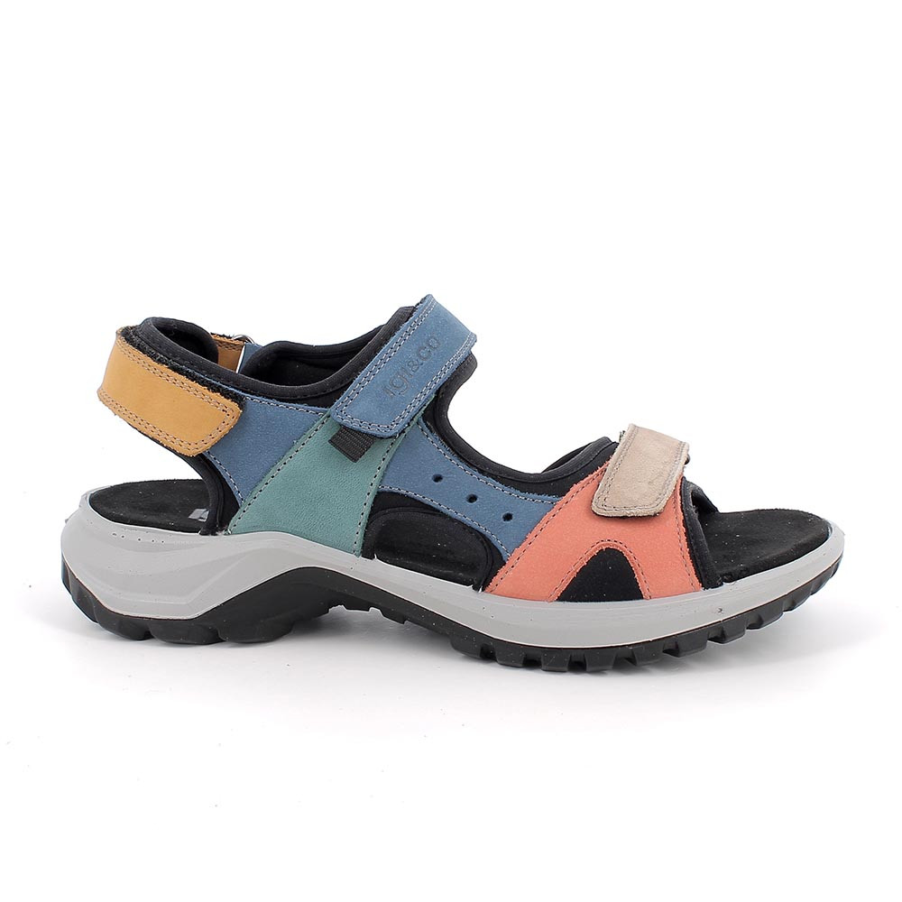 SANDALS FOR WOMAN  LIGHT BLUE  AND PINK WITH VELCRO