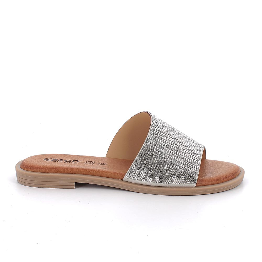 SANDALS FOR WOMAN  SILVER  AND GREY