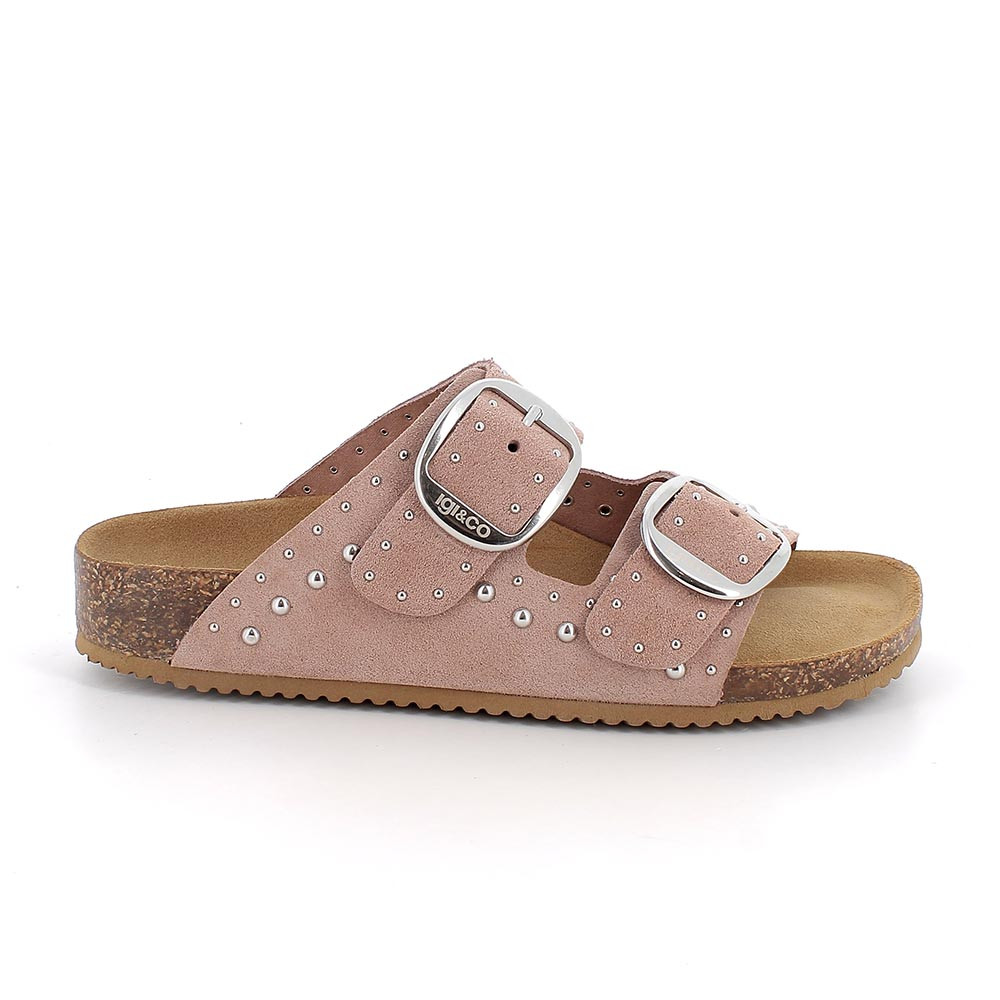 SANDALS FOR WOMAN  PINK  WITH BUCKLE