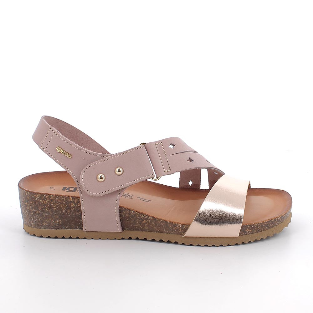 SANDALS FOR WOMAN   PINK WITH VELCRO
